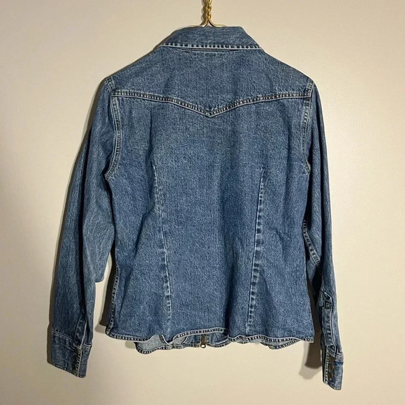 Vintage Arizona Jeans Zip-up Jean Jacket - Picture 2 of 6